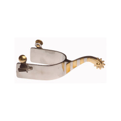 Speroni Lakota in acciaio inox con finiture in ottone
