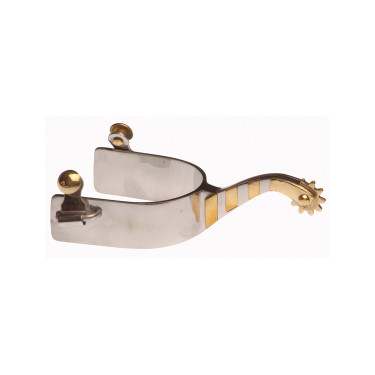 Speroni Lakota in acciaio inox con finiture in ottone