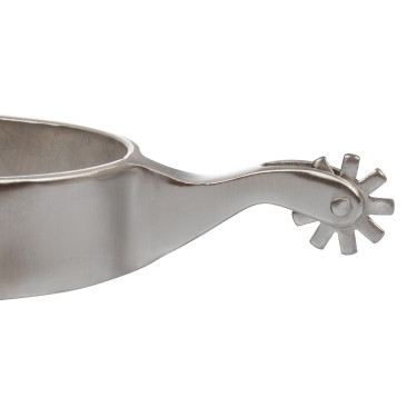 Éperons Pool's unisexes en acier avec molette dentée