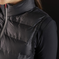 Gilet da donna Equestro Ridertechnology con cuciture termosaldate Nero