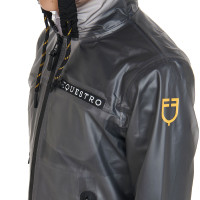 Impermeabile antivento per bambini con cappuccio con zip Equestro Grigio Impermeabile antivento per bambini con cappuccio con zip Equestro Grigio