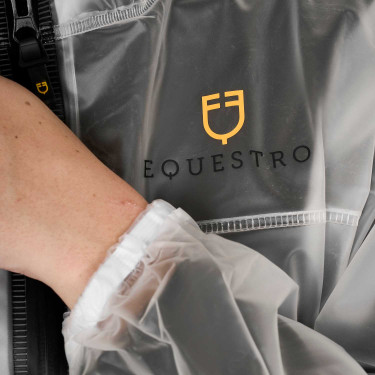 Impermeabile Equestro basico unisex Bianco