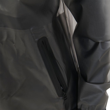 Impermeabile tecnico trasparente da donna Equestro Grigio