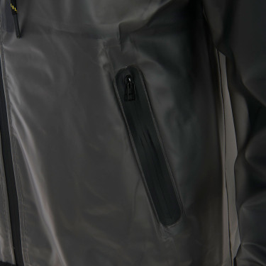 Impermeabile tecnico trasparente da uomo Equestro Grigio