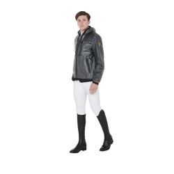 Impermeabile tecnico trasparente da uomo Equestro Grigio