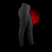Leggings Equestro a vita alta da donna Ridertechnology full grip Nero Leggings Equestro a vita alta da donna Ridertechnology full grip Nero