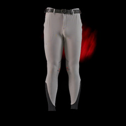 Pantaloni Equestro slim fit da uomo Ridertechnology con cuciture termosaldate
