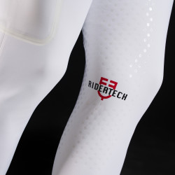 Pantaloni Equestro slim fit uomo Ridertechnology full grip Bianco Pantaloni Equestro slim fit uomo Ridertechnology full grip Bianco