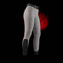 Pantaloni slim fit da donna Equestro Ridertechnology con cuciture termosaldate