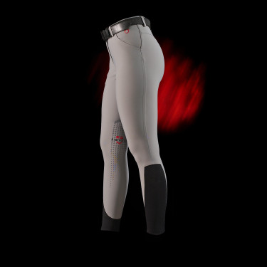 Pantaloni slim fit da donna Equestro Ridertechnology con cuciture termosaldate Pantaloni slim fit da donna Equestro Ridertechnology con cuciture termosaldate