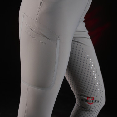 Pantaloni slim fit da donna Equestro Ridertechnology full grip Pantaloni slim fit da donna Equestro Ridertechnology full grip