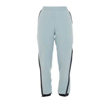 Pantaloni tear-away da donna con cerniera a tutta lunghezza Equestro Nebbia grigia Blu