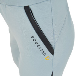 Pantaloni tear-away da donna con cerniera a tutta lunghezza Equestro Nebbia grigia Blu