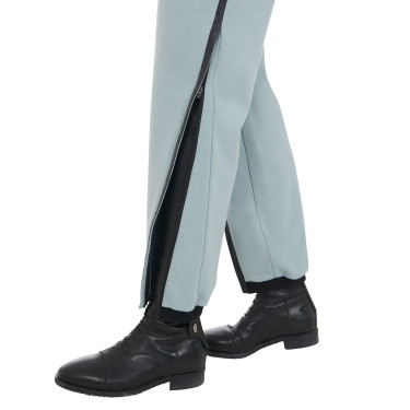 Pantaloni tear-away da donna con cerniera a tutta lunghezza Equestro Nebbia grigia Blu