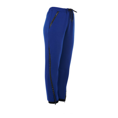 Pantaloni tear-away da donna con cerniera a tutta lunghezza Equestro Blu sodalite