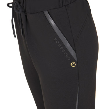 Pantaloni tear-away da donna con cerniera a tutta lunghezza Equestro Nero