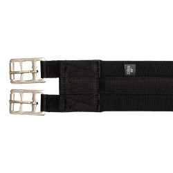 Cinghia da salto in tessuto con elastici Umbria Equitazione Nero