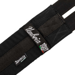 Cinghia da salto in tessuto con elastici Umbria Equitazione Nero