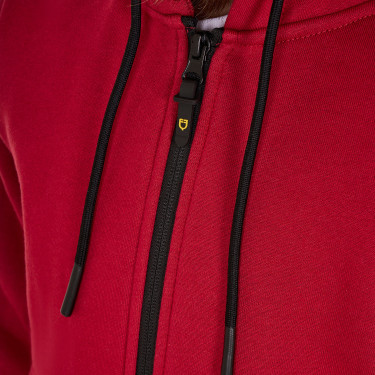 Felpa Equestro da bambina con zip integrale e interno in pile Felpa Equestro da bambina con zip integrale e interno in pile