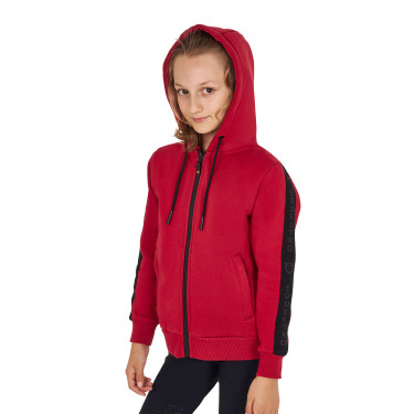 Felpa Equestro da bambina con zip integrale e interno in pile Felpa Equestro da bambina con zip integrale e interno in pile