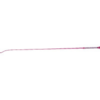 Frustino da dressage Whip & Go Diamond manico in nylon Fucsia Rosa