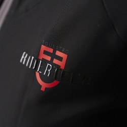 Felpa tecnica con cappuccio da donna Equestro Ridertechnology Nero