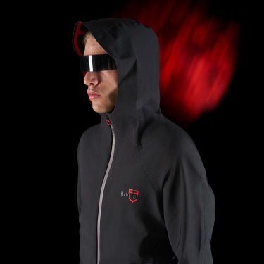 Felpa tecnica con cappuccio da uomo Equestro Ridertechnology Felpa tecnica con cappuccio da uomo Equestro Ridertechnology