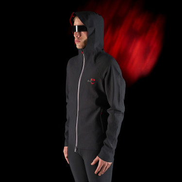 Felpa tecnica con cappuccio da uomo Equestro Ridertechnology Felpa tecnica con cappuccio da uomo Equestro Ridertechnology