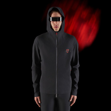 Felpa tecnica con cappuccio da uomo Equestro Ridertechnology Felpa tecnica con cappuccio da uomo Equestro Ridertechnology