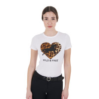 Damen-T-Shirt aus Baumwolle Wild & Free Equestro Nero Damen-T-Shirt aus Baumwolle Wild & Free Equestro Nero