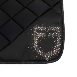 Tappeto da salto con logo in strass Equestro Nero Tappeto da salto con logo in strass Equestro Nero