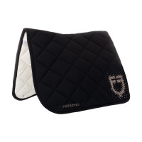 Sottosella da dressage Equestro con logo in strass Nero Sottosella da dressage Equestro con logo in strass Nero