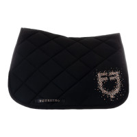 Sottosella da salto con logo in strass Equestro Nero Sottosella da salto con logo in strass Equestro Nero