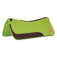 Sottosella western in feltro con inserti in cuoio 32"x32" Pool's Limone Giallo Sottosella western in feltro con inserti in cuoio 32"x32" Pool's Limone Giallo