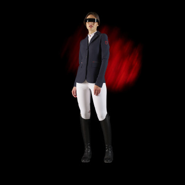 Giacca da concorso da donna Equestro Ridertechnology con cuciture termosaldate Giacca da concorso da donna Equestro Ridertechnology con cuciture termosaldate