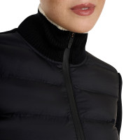 Giacca da donna Equestro in nylon e maglia con cerniera Cammeo rosa Giacca da donna Equestro in nylon e maglia con cerniera Cammeo rosa