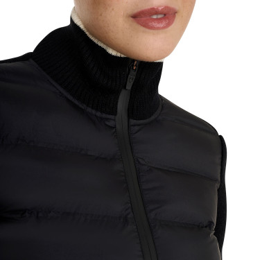 Giacca da donna Equestro in nylon e maglia con cerniera Giacca da donna Equestro in nylon e maglia con cerniera
