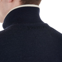 Giacca Equestro da uomo in nylon e maglia con zip Blazer marine Blu marino