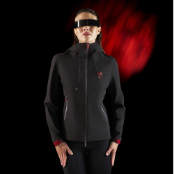 Giacca impermeabile da donna Equestro Ridertechnology con zip