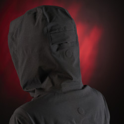 Giacca impermeabile da donna Equestro Ridertechnology con zip Nero Giacca impermeabile da donna Equestro Ridertechnology con zip Nero