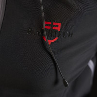 Giacca impermeabile da donna Equestro Ridertechnology con zip Nero