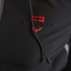 Giacca impermeabile da donna Equestro Ridertechnology con zip Nero Giacca impermeabile da donna Equestro Ridertechnology con zip Nero