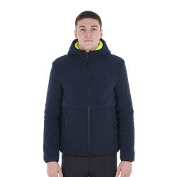 Giacca impermeabile da uomo con inserti in tessuto Teddy Equestro