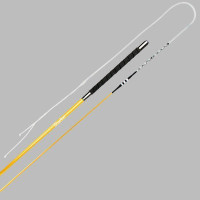 Frustino da attacco telescopico Whip & Go Carbonio Giallo Frustino da attacco telescopico Whip & Go Carbonio Giallo