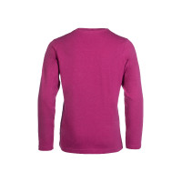 Polo a maniche lunghe Polly HKM bambino Magenta Rosa