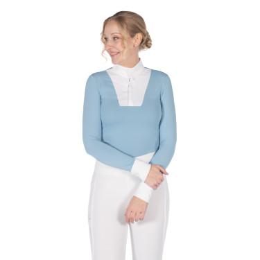 Polo da concorso Virginia a maniche lunghe da donna HKM Polo da concorso Virginia a maniche lunghe da donna HKM