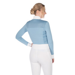 Polo da concorso Virginia a maniche lunghe da donna HKM Polo da concorso Virginia a maniche lunghe da donna HKM