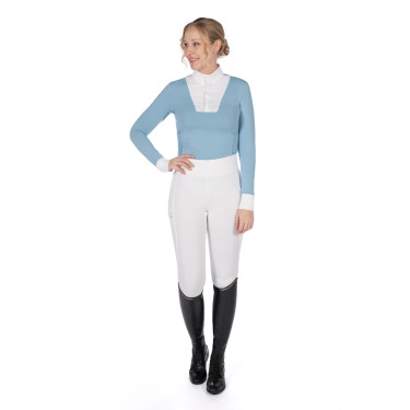 Polo da concorso Virginia a maniche lunghe da donna HKM Polo da concorso Virginia a maniche lunghe da donna HKM