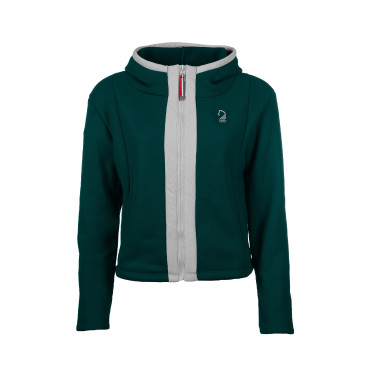 Felpa Livigno donna HKM Verde scuro