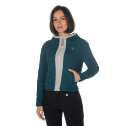 Felpa Livigno donna HKM Verde scuro